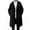 Black, variant on Mens Trench Coat Single Breasted Outerwear Top Lapel Collar For Men Cardigan Jackets for Men Fall Spring Black M