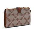 thumbnail image 4 of Michael Kors Womens Jet Set Double Zip Wristlet Natural/Luggage One Size 32S3GJ6W4J-969, 4 of 10
