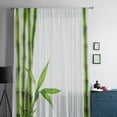 thumbnail image 3 of Bamboo Isolated On White Background Tulle Sheer Curtains for Living Room Bedroom Kitchen ration Voile Organza Curtains, 3 of 7