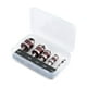 thumbnail image 4 of Juego de brocas avellanadoras de 5x, vástago hexagonal de 1/4 ", broca avellanada de 82 grados para taladro de madera, acero suave y madera dura Cola Broca avellanadora, 4 of 7