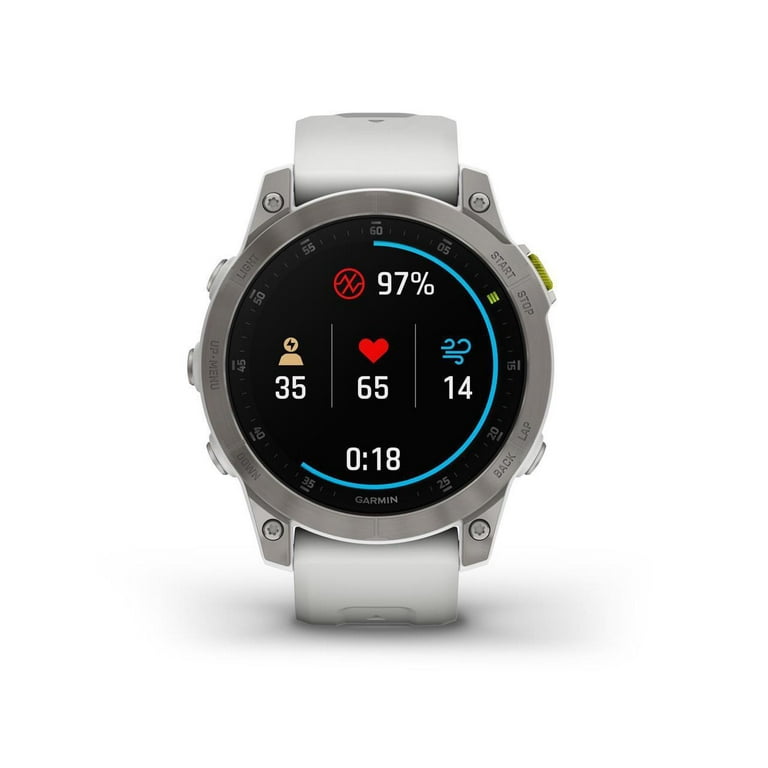Garmin Epix Gen 2 Sapphire 47mm GPS Smartwatch, White Titanium  #010-02582-20 | alle Smartwatches