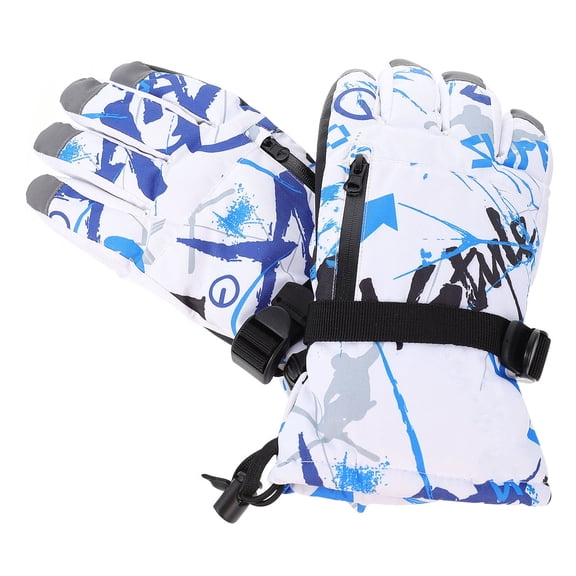 ifundom 1 Pair Ski Gloves Thickened Warm Winter Gloves with for Outdoor Sports