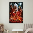 thumbnail image 5 of Movie Clownn Horrors of Hallowweenn Terrifieerr 2 Canvas Poster Prints Wall Art Picture Prints Modern Family Wall Art, 5 of 6