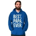 thumbnail image 5 of Best Papa Ever Fathers Day Gift Hoodie Hooded Sweatshirt Men Brisco Brands S, 5 of 6