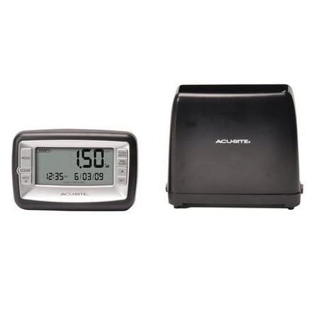 AcuRite Digital Rain Gauge with Wireless Self-Emptying Rain Collector 00875
