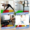 thumbnail image 4 of BalanceFrom Versatile 4'x8'x2" High-Density Gym Mats - Extra Thick, Anti-Tear, Easy-Clean, Foldable for Aerobics, Yoga, Martial Arts, with Durable Vinyl and Velcro, Multiple Colors, 4 of 5