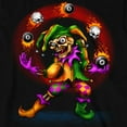 thumbnail image 2 of Hot Leathers GMS2526 Men's Black Long Sleeve Juggler T-Shirt Medium, 2 of 2