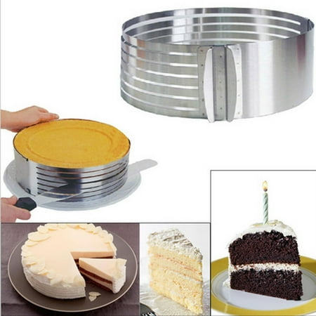 Slice Cordless Design Cutter - Jeobest Stainless Steel Layer Cake Slicer - Adjustable Cake Slice Cutter - Cake Bread Cutter Leveler - Adjustable 9