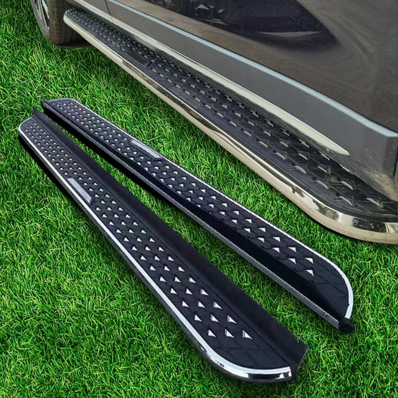 2 pcs fit for Land Cruiser Prado J250 2024 2025 Running Board accessories Aluminium Side Step Nerf bar (with Brackets) black