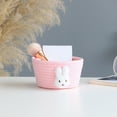 thumbnail image 2 of QBGSAY Storage Basket Small Woven Basket Cute Blue Rope Basket Cotton Basket Room Storage Basket Cute Animal Design Quality is Not Easy to Deteriorate, 2 of 9