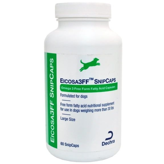 Dechra Eicosa3FF SnipCaps for Large Dogs over 30 lbs 60 Count
