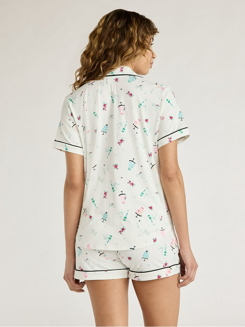 Short Sleeve Jogger Sleep Set | Kate Spade Outlet