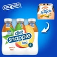 thumbnail image 2 of Diet Snapple Peach Tea, 16 fl oz Recycled Plastic Bottle, 6 Pack All Natural Family Pack Drinks, 2 of 5