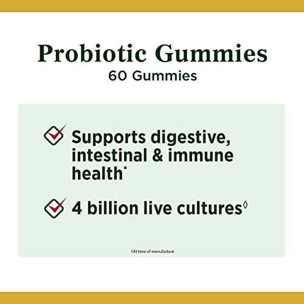Probiotics by Nature's Bounty, Probiotic Gummies for Immune Health & Digestive Balance, 60 Gummies