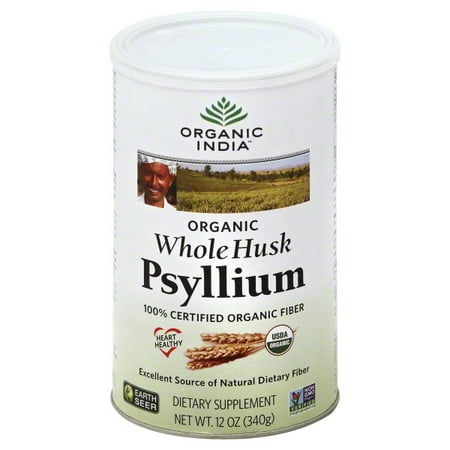 Organic India Organic India  Psyllium, 12 oz (Best Fiber Supplement In India)
