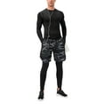 thumbnail image 2 of Mialoley Men's Fake Two-Piece Pants Double Layer Sports Trousers Athletic Stretch Workout Joggers Quick Dry Slim Run Sweatpants, 2 of 9