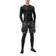 thumbnail image 2 of TRKIYQC Pantalones falsos de dos piezas para hombre, pantalones deportivos de doble capa, pantalones deportivos elásticos para entrenamiento, pantalo ajustados de secado rápido para correr TRKIYQC moda, 2 of 9