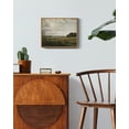thumbnail image 5 of Drsoum Retro Rustic Village Framed Canvas Wall Art Vintage Prints Kitchen Bathroom Office Decor - 8x10in Nature Framed, 5 of 5