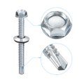 thumbnail image 4 of Tornillos Auto-Perforantes Unique Bargains #14 x 2-1/2' Galvanizado Acero 25uds con Arandela EPDM, 4 of 6