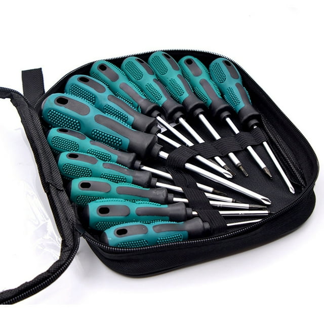 Amdohai Ensemble de Tournevis Multifonctions Trousse d'Outils de Réparation Tournevis Manuel pour Téléphones Mobiles Ordinateurs Électroménagers