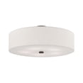 thumbnail image 3 of Livex Lighting Meridian 9" 5-Light Metal/Fabric Ceiling Mount in Bronze, 3 of 9