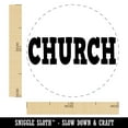 thumbnail image 2 of Church Fun Text Self-Inking Rubber Stamp Ink Stamper - Black Ink - Medium 1 Inch, 2 of 7
