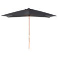 thumbnail image 1 of Outsunny Patio Umbrella, Sun Outdoor Umbrella with Bamboo Ribs for Garden, 1 of 10