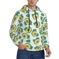 thumbnail image 2 of Lsque Avocado Sleeping Pattern Casual Men's Hoodie,Hooded Sweatshirt with Kangaroo Pocket,Pullover Hoodie-XX-Large, 2 of 7