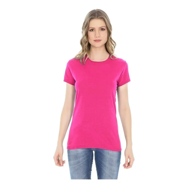 Playera Mujer-dama Manga Corta Optima + 10 Colores