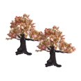 thumbnail image 4 of colcolo Architectural Tree Cherry Blossom Tree Branches Miniature Ornaments Model Trees 12cm 2Pcs, 4 of 8