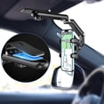 thumbnail image 4 of Sun Visor Car Phone Holder Mount, 1080 Rotatable Cell Phone Stand, Universal Adjustable Arm Cradles Car Holder, 4 of 5