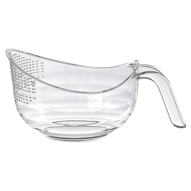 Colador multifuncional para fregadero ZJT250133312 | 26,4 x 19,8 x 13,7 cm | Escurridor de frutas y verduras | Enjuagador de alimentos para preparar pasta y ensalada | Plástico duradero de grado a