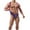 Multicolor, variant on Men's Color Block One-Piece Bodysuit Jockstrap Wrestling Singlet Leotard Cut Out Bikinis Underwear