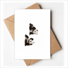 Playing Partner Panda Accompanied Greeting Cards You are Invited Invitations