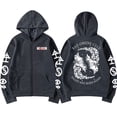 thumbnail image 4 of Sudadera con capucha de banda de Rock Bad Omens Cult matned and Born Again para hombre y mujer, chaqueta gótica con cremallera, estampado de doble cara, Punk Vintage, 4 of 4