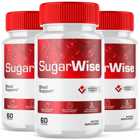 SugarWise Blood Support Pills Advanced Formula Vitamin Supplement Sugar Wise 180 Capsules