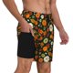 thumbnail image 2 of Fotbe Harvest Pumpkins Traje de Baño para Hombre – Shorts de Natación de Secado Rápido con Forro y Bolsillos-Small, 2 of 6