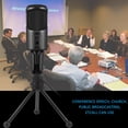 thumbnail image 4 of LESHP Microphone Omnidirectionnel Anti-Bruit pour Chanteurs Jeux en Ligne Réseau de Discussion Enseignement Vidéoconférence, 4 of 11