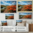 thumbnail image 4 of Designart "Spain landscapes Of Poppies" Farmhouse Wall Art Print, 4 of 5