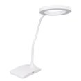 thumbnail image 3 of Lámpara de escritorio LED flexible de 360°, atenuación continua, 3 modos de color, protección ocular, luz USB para tatuajes, estudio, manicura, color blanco, 3 of 14