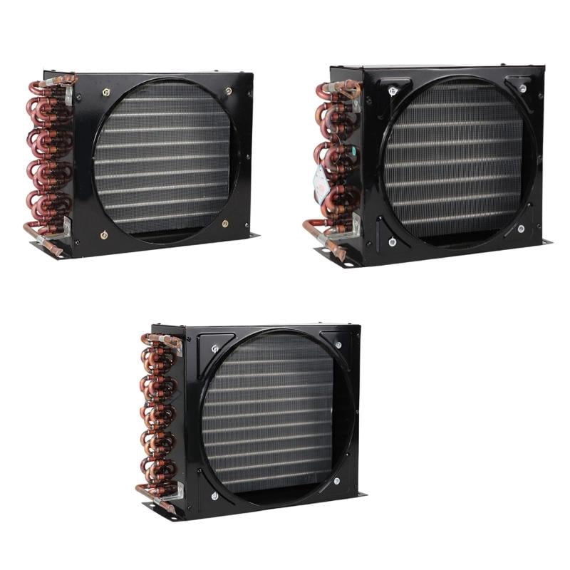 CEORPER Heavy Duty Freezer Refrigerator Condenser Small Copper Tube Aluminum Fin