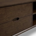 thumbnail image 5 of Wooden TV Stand in Walnut Finish with Ample Storage Space, 5 of 6