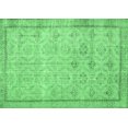 thumbnail image 1 of Ahgly Company Indoor Rectangle Persian Emerald Green Traditional Area Rugs, 2' x 5', 1 of 4