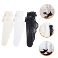 thumbnail image 4 of unbranded 3Pares Calcetines Tobilleros Femeninos De Malla Con Material Seguro Y, 4 of 7