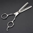 thumbnail image 2 of Corte de cabello tijera de cabello adelgazamiento de cabello barbero peluquería texturizing scheissor para peluquería hogar 1 pc, 2 of 7