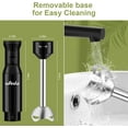 thumbnail image 6 of Wancle Handheld Blender, Electric Hand Blender with Turbo Mode, Immersion Blender Portable Stick Mixer with Stainless Steel Blades for Soup, Smoothie, Puree, Baby Food, 6 of 7