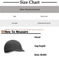thumbnail image 2 of Cycling Cap, Audhol Outdoor Cycling Breathable Solid Color Road Cycling Cap Cycling Hat Black One Size, 2 of 2