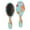 White-5, variant on Hair Brush Pioneer Colorful Floral Cushion Base Hair Brushes Touch Paddle Double Sided Pattern Oval Hairbrush