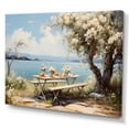 thumbnail image 2 of Designart "Lakeside Picnic II" Meals & Picnics Canvas Prints, 2 of 7