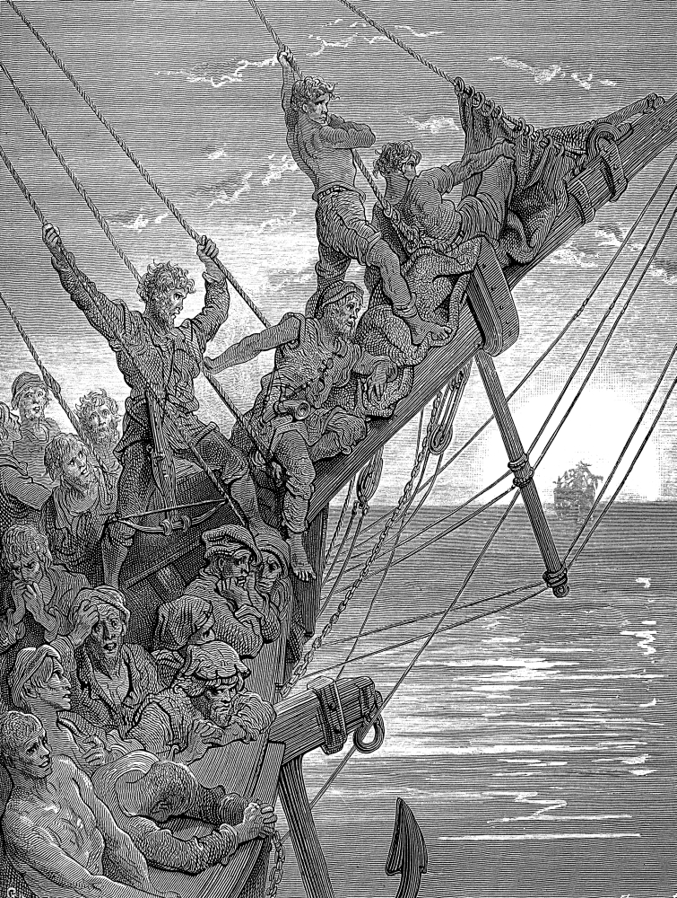 Coleridge Ancient Mariner NHow Glazed Each Weary Eye When Looking